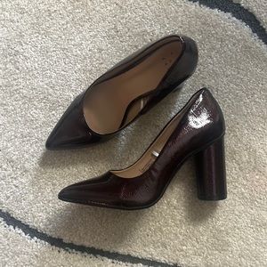 Oxblood Patent Leather Heels🥀